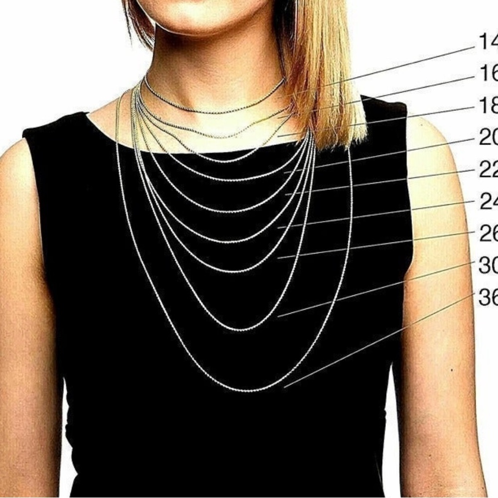 10K Yellow Gold Chain Necklace-17” - Picture 12 of 12